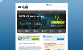 Arvixe hosting